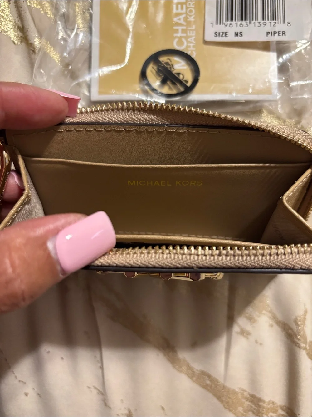 Michael Kors Piper card case